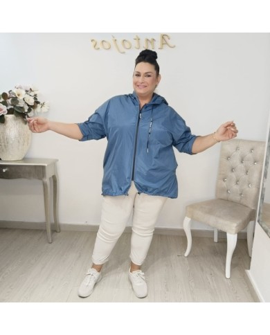 Cortaviento Repele Agua Oversize - Chaqueta Tallas Grandes