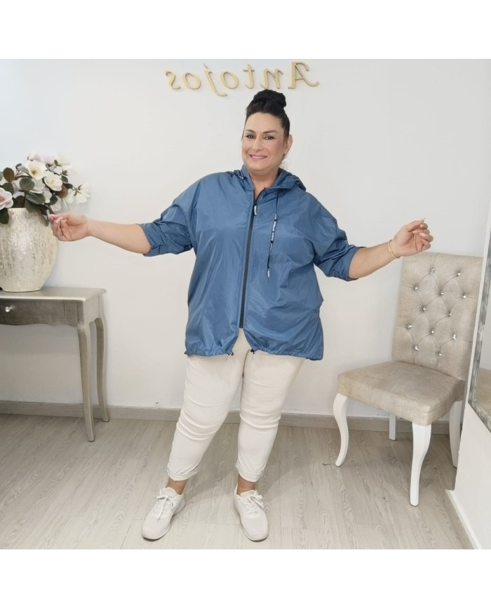 Cortaviento Repele Agua Oversize - Chaqueta Tallas Grandes