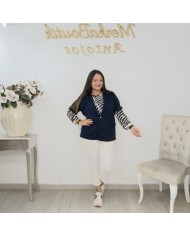 Americana Algodón MINI - Blazer Clásico y Cómodo Mujer