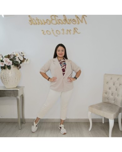 Americana Algodón MINI - Blazer Clásico y Cómodo Mujer