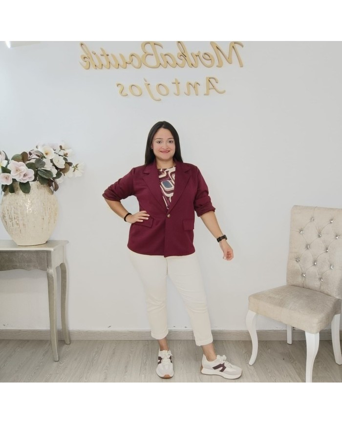 Americana Algodón MINI - Blazer Clásico y Cómodo Mujer