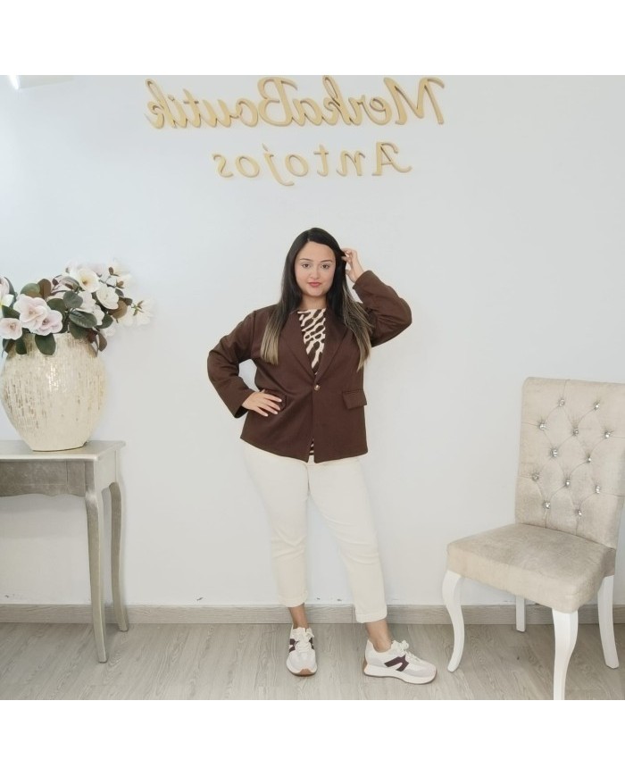 Americana Algodón MINI - Blazer Clásico y Cómodo Mujer