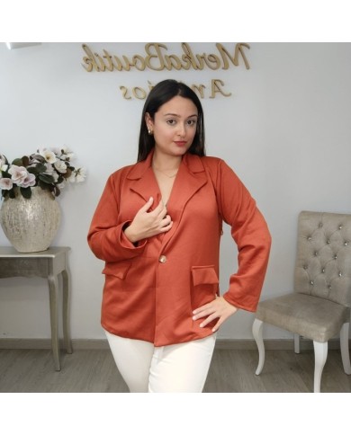 Americana Algodón MINI - Blazer Clásico y Cómodo Mujer