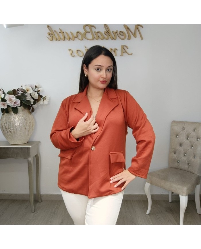 Americana Algodón MINI - Blazer Clásico y Cómodo Mujer