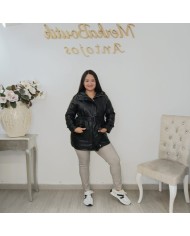 Chaqueta Polipiel MINI - Abrigo Entretieno con Cinturón