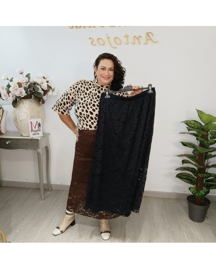 Falda Encaje Romántica Midi | Delicadeza y Elegancia Total