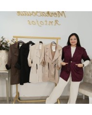 Gabardina MINI Antelina - Trench Ajustado Entretiempo  Exportar a Hojas de cálculo