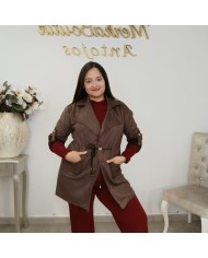 Gabardina MINI Antelina - Trench Ajustado Entretiempo  Exportar a Hojas de cálculo