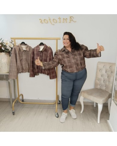 Chaqueta Abigail Cuadros - Blouson Oversize Tallas Grandes