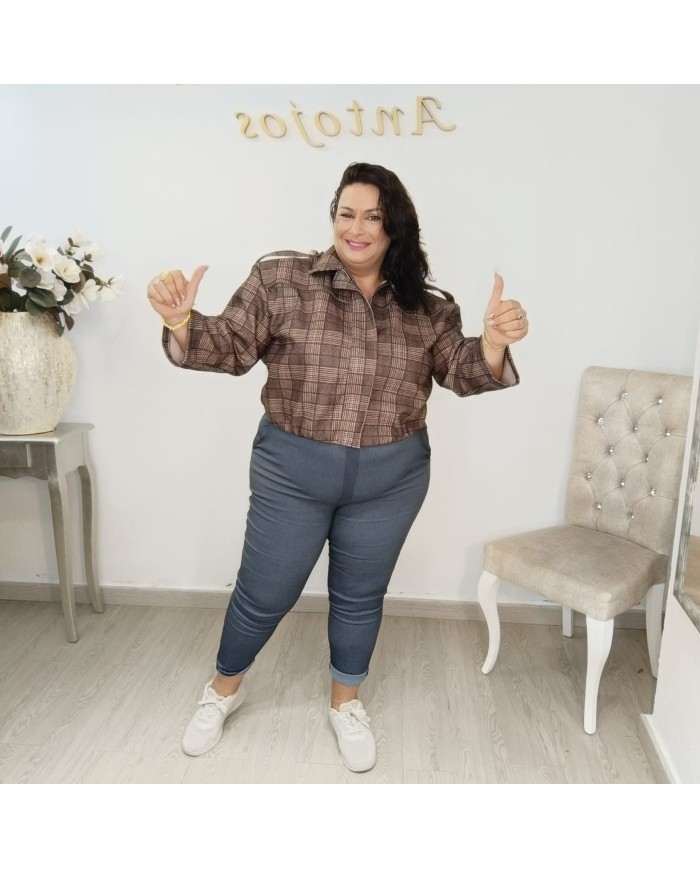 Chaqueta Abigail Cuadros - Blouson Oversize Tallas Grandes