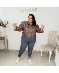 Chaqueta Abigail Cuadros - Blouson Oversize Tallas Grandes