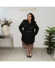 Gabardina Díaz - Trench Coat Clásico Tallas Grandes