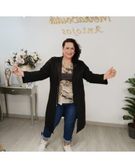 Chaqueta Larga Valencia - Abrigo Suede Cremallera Curvy