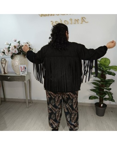 Chaqueta Rodeo Flecos - Antelina Western Tallas Grandes