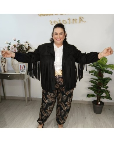 Chaqueta Rodeo Flecos - Antelina Western Tallas Grandes
