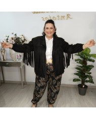 Chaqueta Rodeo Flecos - Antelina Western Tallas Grandes