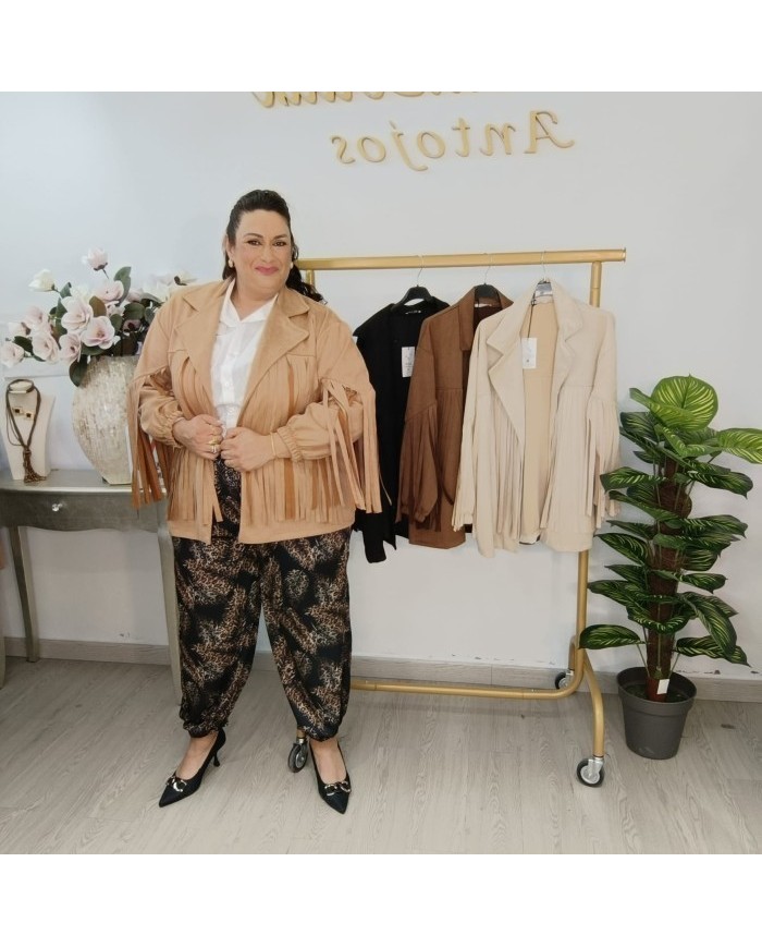 Chaqueta Rodeo Flecos - Antelina Western Tallas Grandes