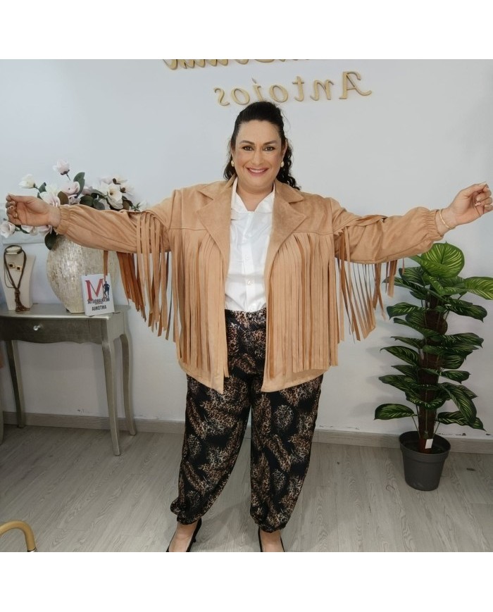 Chaqueta Rodeo Flecos - Antelina Western Tallas Grandes