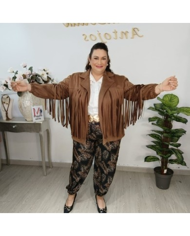 Chaqueta Rodeo Flecos - Antelina Western Tallas Grandes