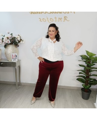 Pantalón de Terciopelo Elegante | Ropa de Fiesta y Casual | MerkaBoutik