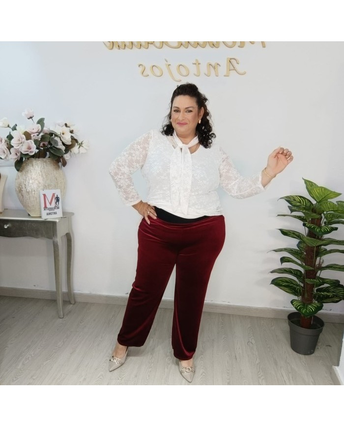 Pantalón de Terciopelo Elegante | Ropa de Fiesta y Casual | MerkaBoutik