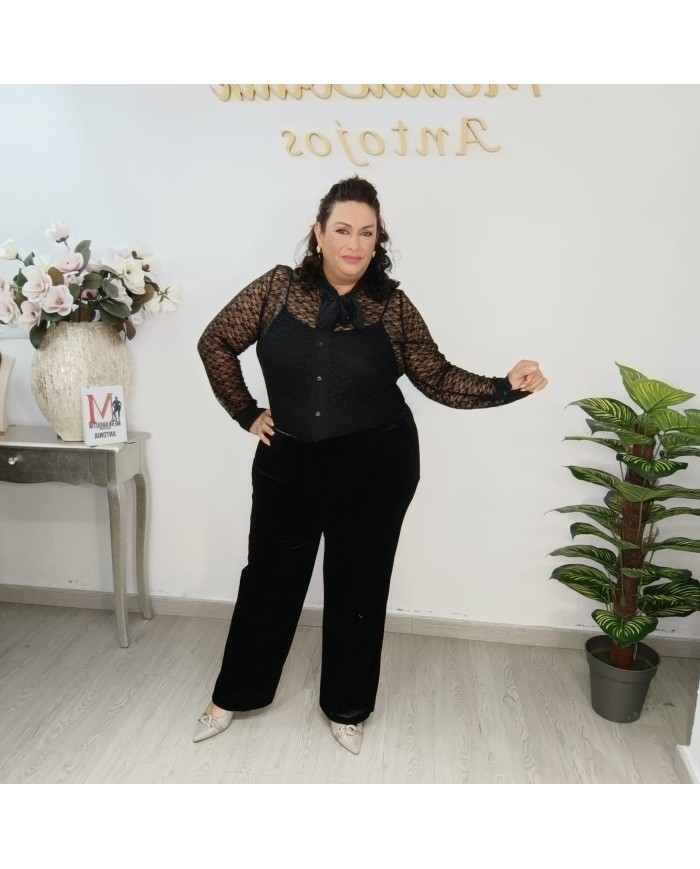 Pantalón de Terciopelo Elegante | Ropa de Fiesta y Casual | MerkaBoutik