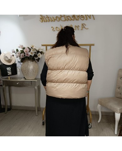 Chaleco Combi Vaquero Acolchado - Tallas Grandes Puffer Chaleco Combi Vaquero Acolchado - Tallas Grandes Puffer