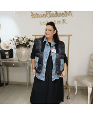 Chaleco Combi Vaquero Acolchado - Tallas Grandes Puffer