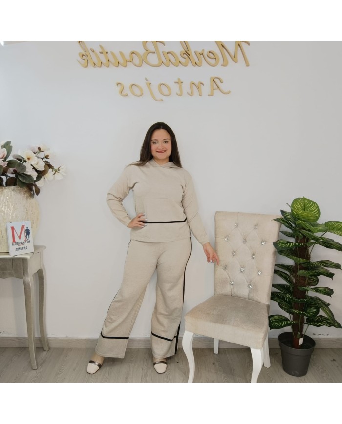 Conjunto Ángeles Punto - Pantalón y Jersey Raya Contraste Conjunto Ángeles Punto - Pantalón y Jersey Raya Contraste