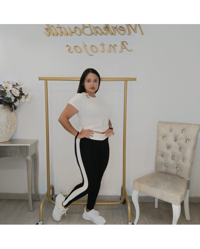 Leggins Anti-lejía Rayas | Leggins Pitillo de Mujer | MerkaBoutik