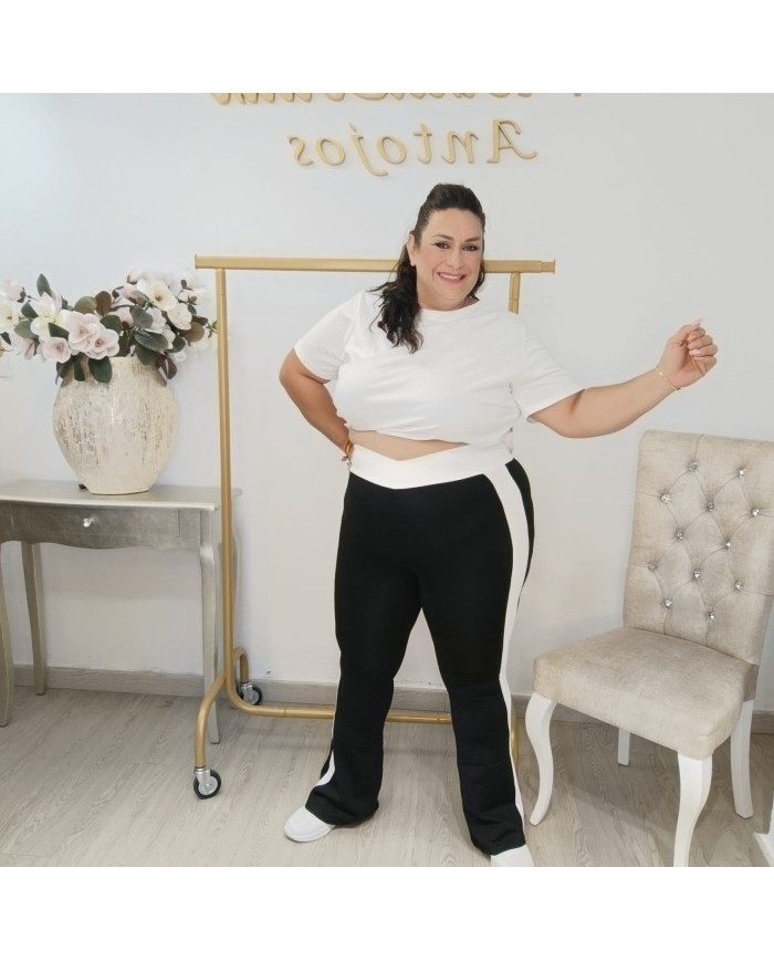 Leggins Anti-lejía Rayas Campana | Leggins de Mujer | MerkaBoutik