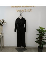 Pantalón Palazzo Fiesta Brillo - Laminado Dorado/Plateado