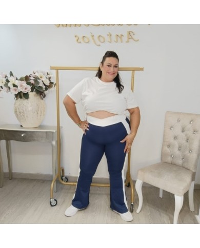 Leggins Anti-lejía Rayas Campana | Leggins de Mujer | MerkaBoutik