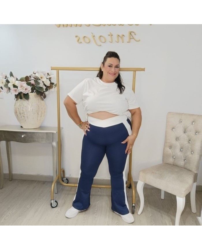 Leggins Anti-lejía Rayas Campana | Leggins de Mujer | MerkaBoutik