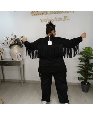 Conjunto Sudadera y Pantalón 'Rodeo' con Flecos | Loungewear Boho Conjunto Sudadera y Pantalón 'Rodeo' con Flecos | Loungewear Boho