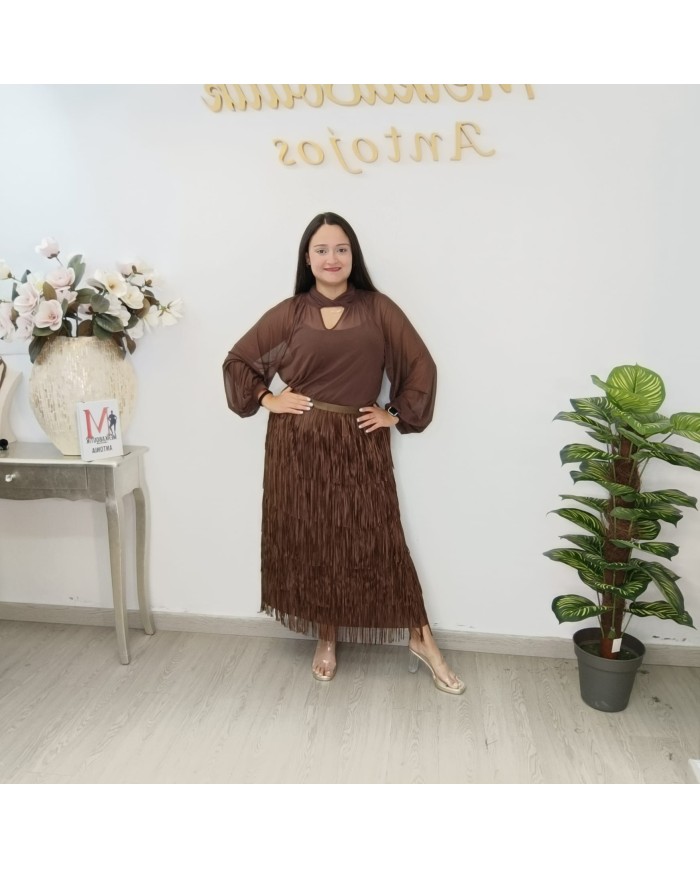 Falda de Flecos en Capas | Movimiento y Estilo de Fiesta