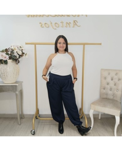 Pantalón Bombacho de Satén | Lujo y Comodidad | MerkaBoutik