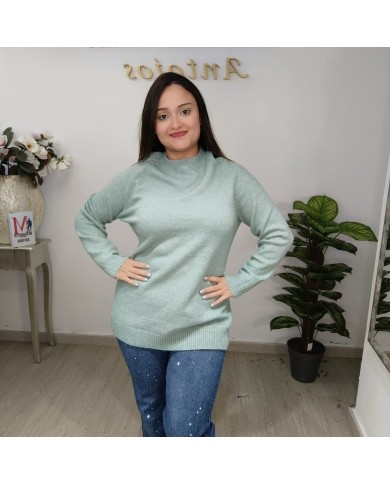 Jersey Túnica Largo Oversize Punto Suave | Modelo 'Suiza' | Varios Colores