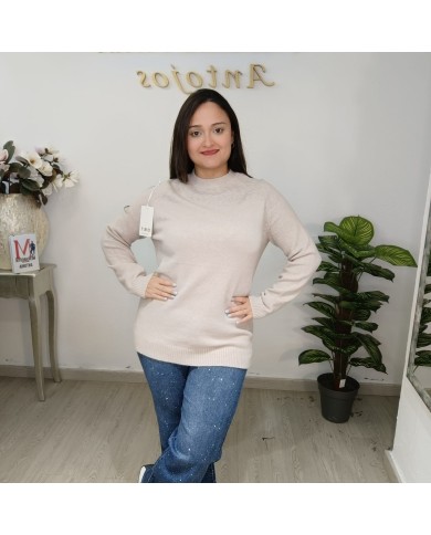 Jersey Túnica Largo Oversize Punto Suave | Modelo 'Suiza' | Varios Colores