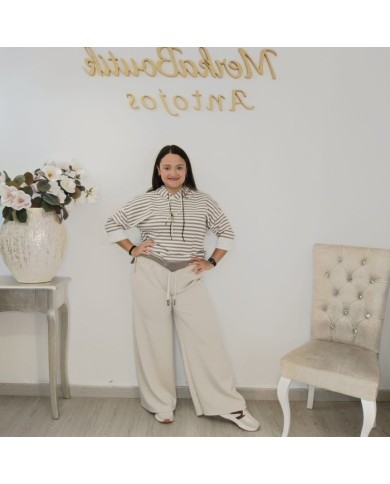 Pantalón de Algodón Suave y Holgado | Moda de Mujer | MerkaBoutik