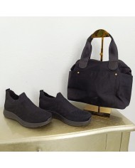 Deportivas Comodonas Slip-On Mujer - Sin Cordones Negras