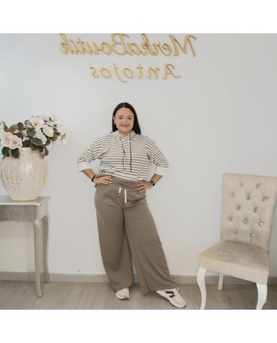 Pantalón de Algodón Suave y Holgado | Moda de Mujer | MerkaBoutik