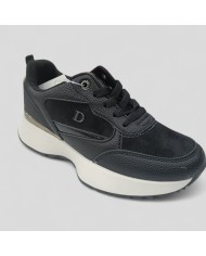 Deportivas Diosa Beige y Oro - Sneakers Plataforma Mujer