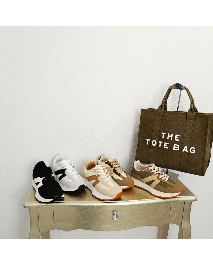 Zapatillas Deportivas Diva - Bloques Color - Trail Running Mujer