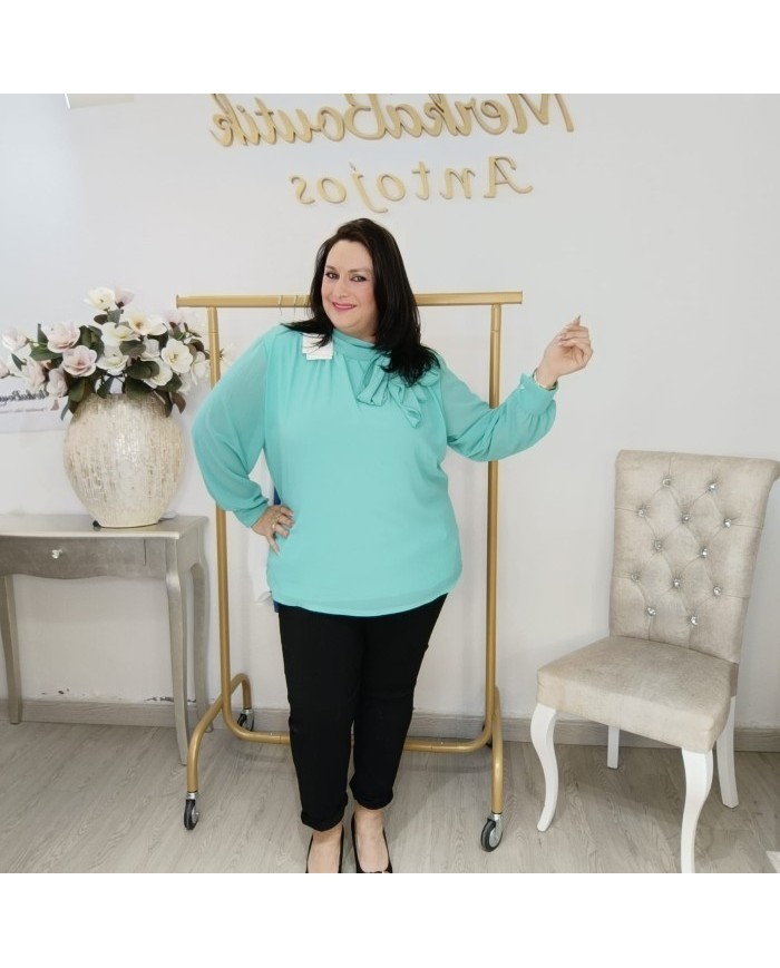 Blusa de Gasa/Crepe con Caída Impecable | Estiliza tu Figura