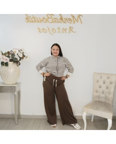 Pantalón de Algodón Suave y Holgado | Moda de Mujer | MerkaBoutik