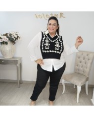 Comprar Camisa Jersey Rosy de Punto Fino | Elegancia y Calidez