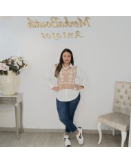 Comprar Camisa Jersey Rosy de Punto Fino | Elegancia y Calidez