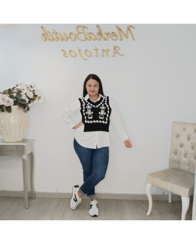 Comprar Camisa Jersey Rosy de Punto Fino | Elegancia y Calidez