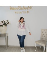 Comprar Camisa Jersey Rosy de Punto Fino | Elegancia y Calidez